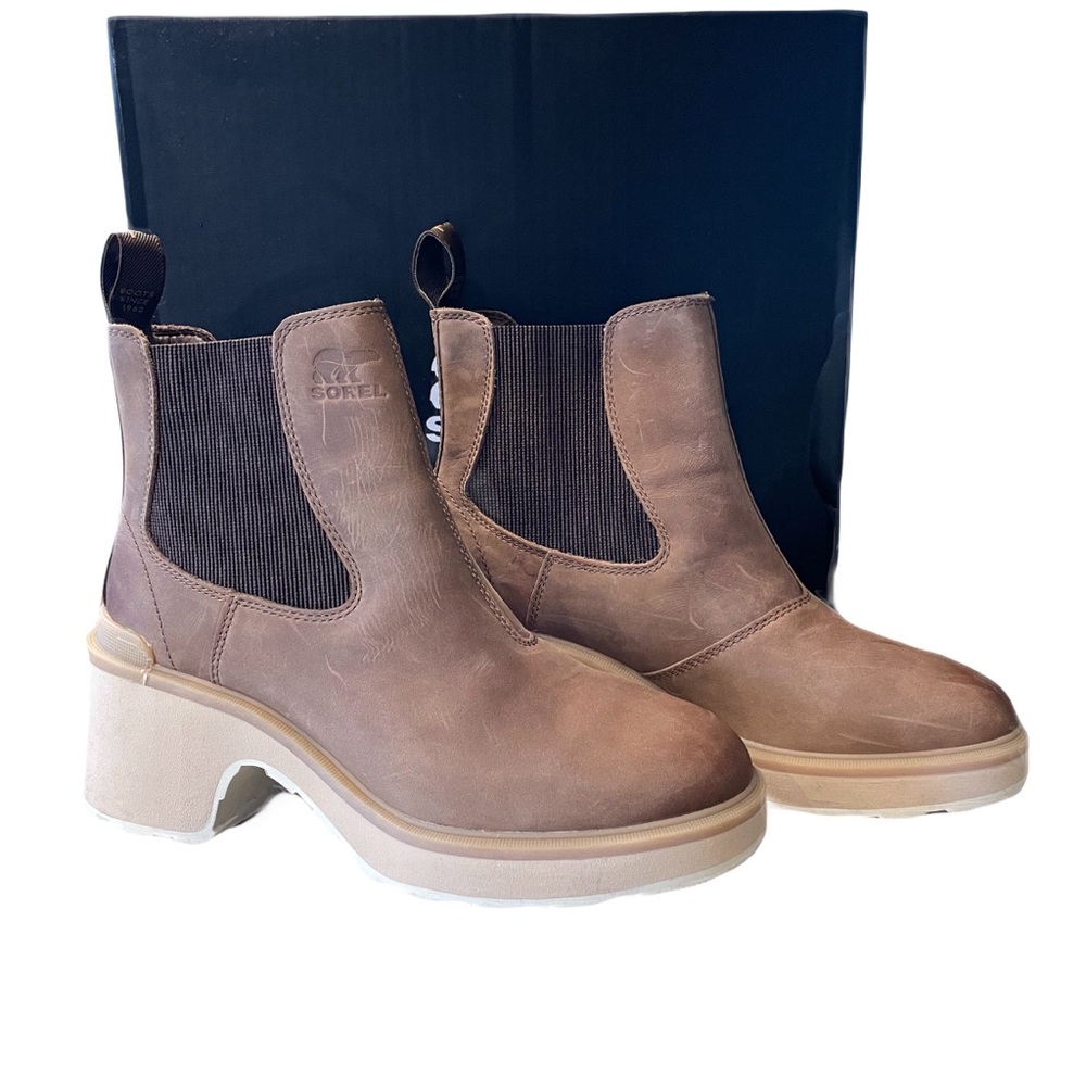 ❤️ SOREL HI-LINE HEEL CHELSEA BOOT SIZE 8.5